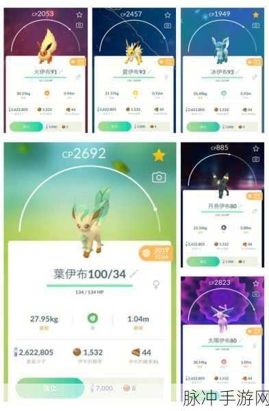 精灵宝可梦LetsGo伊布全面进化指南