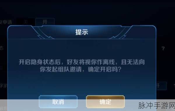 王者荣耀隐身功能详解,隐身后能否看到上线时间?