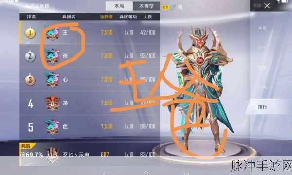 和平精英兵团副团长权限详解，助力兵团更上一层楼