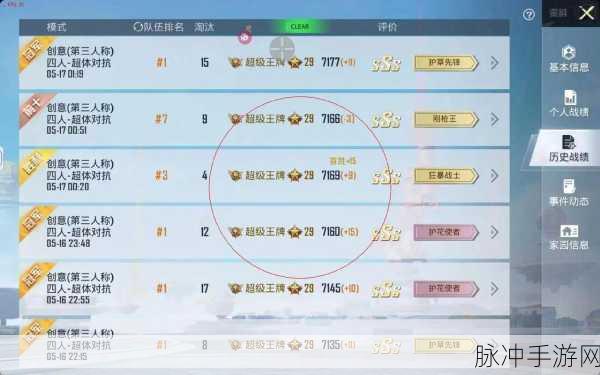 和平精英吃鸡攻略,如何关闭个人战绩