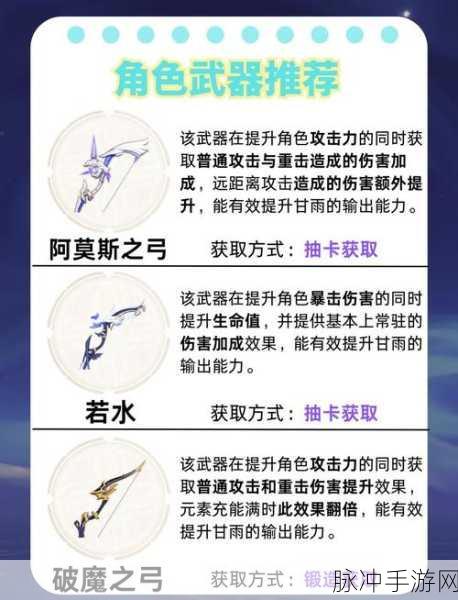 原神甘雨90级基础属性详解,满级爆伤加成全解析