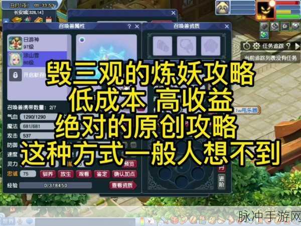 梦幻西游炼兽笼使用攻略,最大化收益与性价比解析