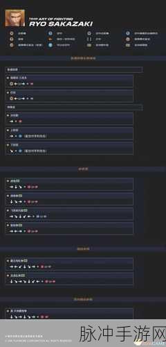 拳皇14坂崎良连招表深度解析与实战应用