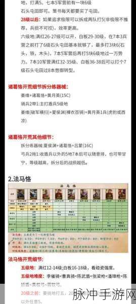 三国志战略版三赛季六级地开荒兵力全攻略