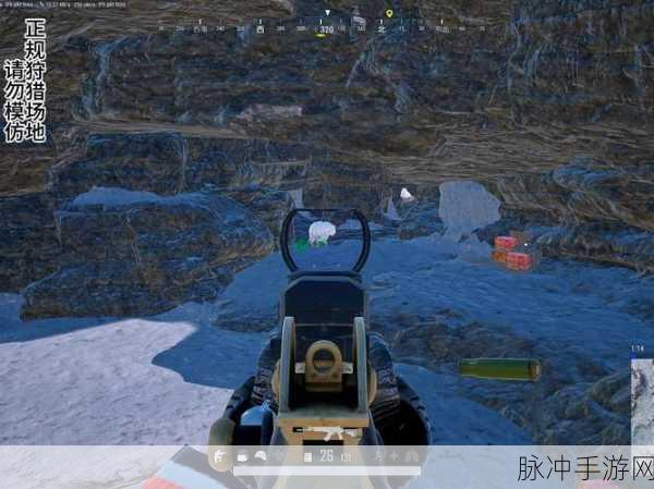 和平精英手游攻略，揭秘雪地神秘山洞位置与玩法