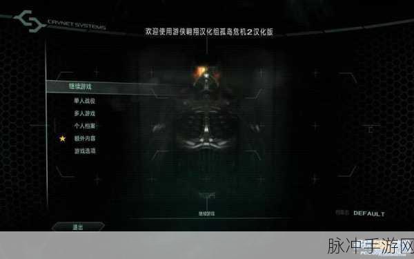 孤岛危机2秘籍全解析,解锁游戏无限可能