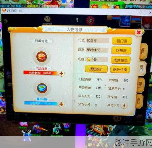 梦幻西游化生寺新版经脉点法全攻略