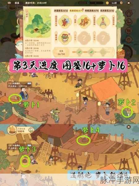 桃源深处有人家,全面攻略之萝卜志收集指南