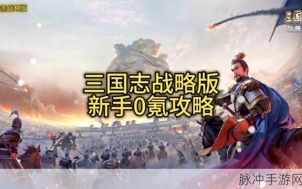 三国志战略版快速发育全攻略，手游公司视角的深度解析