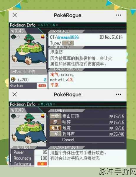 口袋妖怪3DS宠物联赛玩法深度解析，掌握技巧，迈向训练大师之路