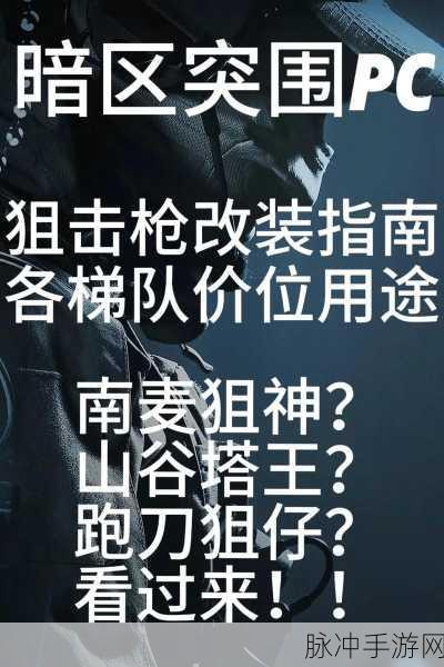 暗区突围山谷封锁区狙击战术详解与位置选择策略