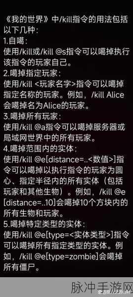 我的世界骷髅马指令大全深度介绍
