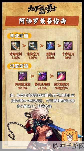 DNF手游攻略，110级韩服阿修罗装备搭配与推荐详解