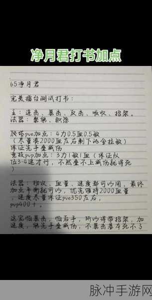 离火之境净月君技能深度解析与实战新技巧全面分享