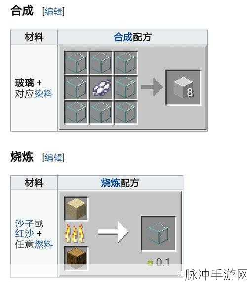 我的世界玻璃合成攻略，轻松掌握玻璃合成简单方法