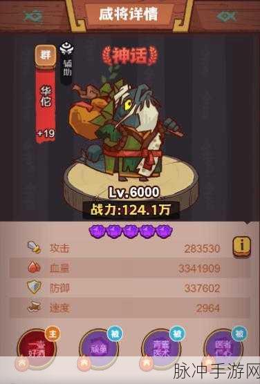 咸鱼之王主线7530华佗通关攻略,全面剖析策略与阵容搭配