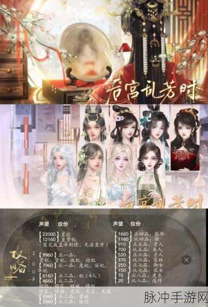 浮生如故三生游戏深度攻略，解锁后宫争斗的无限乐趣