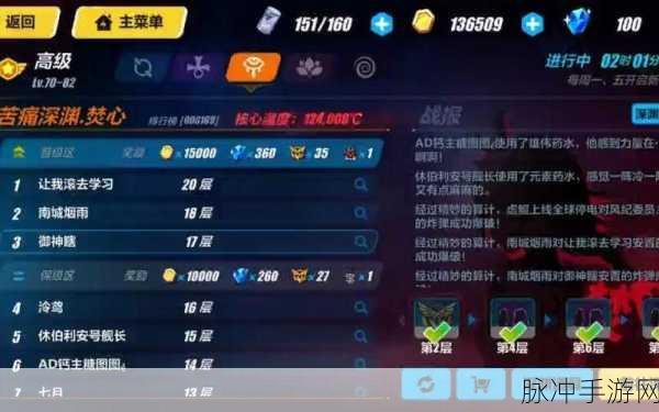 崩坏3游戏攻略,无尽深渊第二十三层通关技巧与详细步骤深度解析