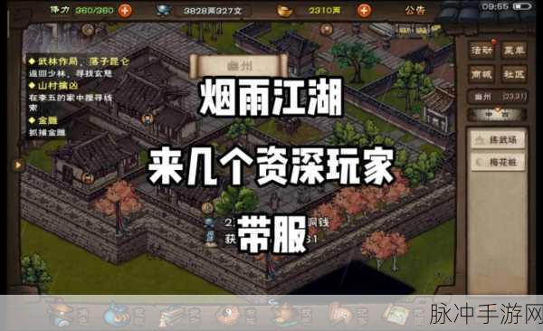 烟雨江湖引蛇出洞，巧妙攻略助你轻松驰骋江湖
