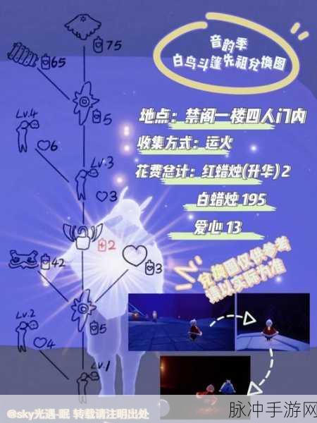 光遇手游攻略,白鸟斗篷先祖动作大全及位置详解