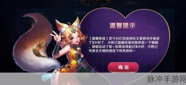 王者荣耀游戏时间限制规则详解，手游公司视角的攻略数据