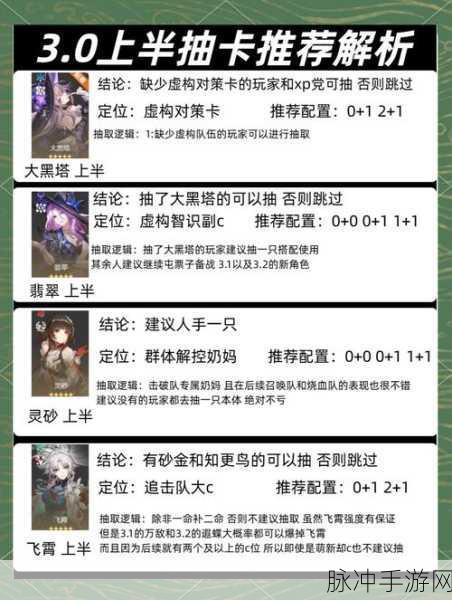 崩坏,星穹铁道抽卡全攻略——助你畅游星际铁道