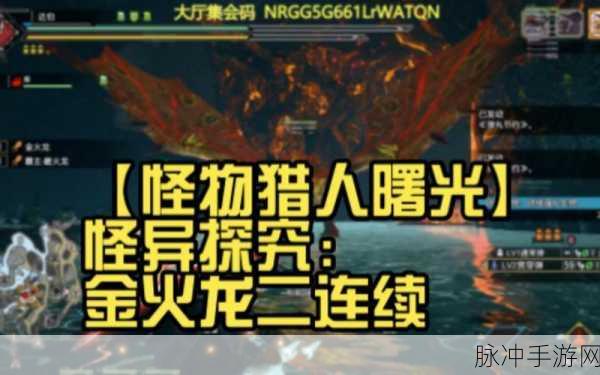 怪物猎人物语,揭秘金火龙初始属性与战斗策略