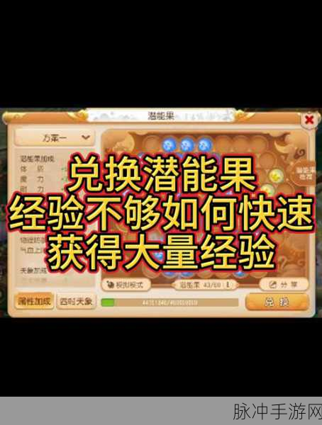梦幻西游潜能果兑换全攻略，解锁条件与兑换地点详解
