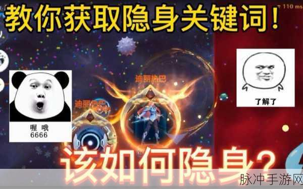 球球大作战，全面解析隐身设置方法与技巧