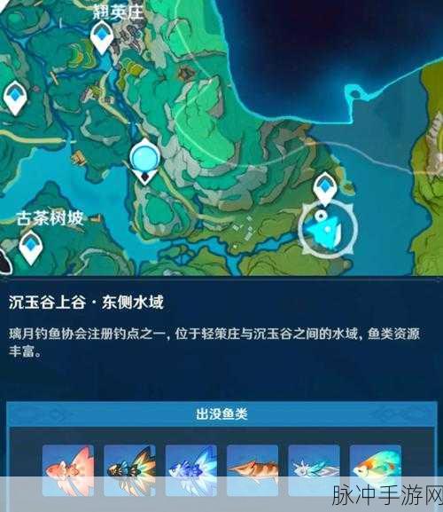 原神手游攻略，璃月钓鱼地点全解析