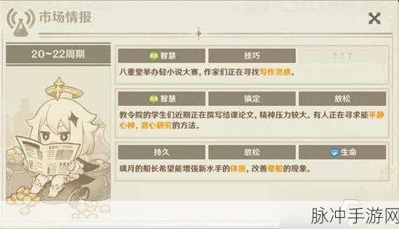 原神升炼研巧万策金素材效果与战场布局策略深度解析