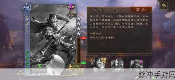 放开那三国徐晃角色深度剖析及资源管理高效利用防浪费指南