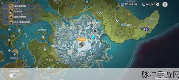 原神探索指南,揭秘龙脊雪山山顶的登顶之路