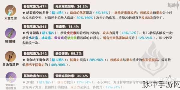 原神嘉明武器选择全攻略，打造最强火C的必备指南