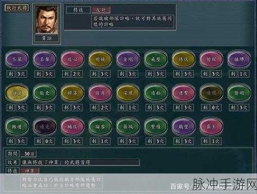 三国志11加强版秘籍，手游公司深度攻略指南