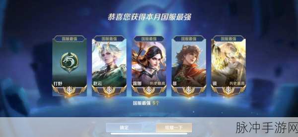 王者荣耀，揭秘国服标志符号背后的荣耀与荣耀者