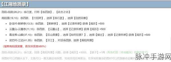 烟雨江湖家书支线攻略,全面剖析家书任务与高效完成策略