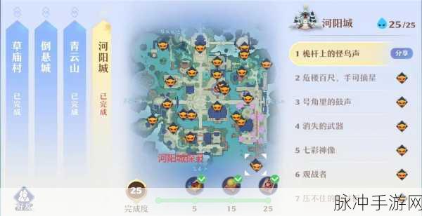 梦幻新诛仙全面攻略，揭秘梦幻新诛仙探灵河阳城位置