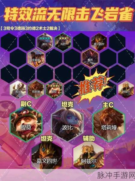 云顶之弈岩雀深度攻略,精通技能搭配与战术布局,驰骋棋盘