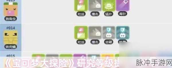 宝可梦大探险深度攻略,研究等级与常规等级提升全解析