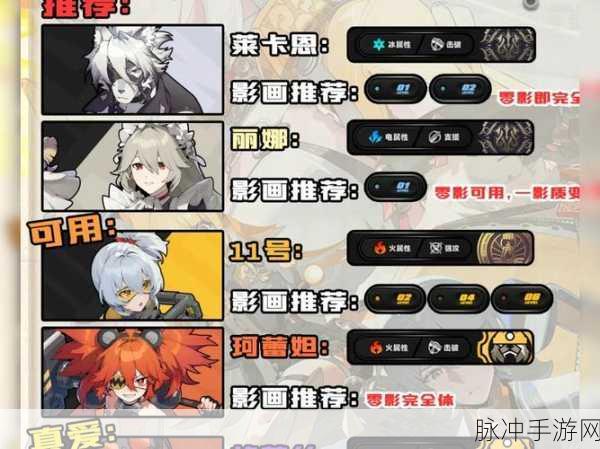 绝区零自选五星角色选择全攻略