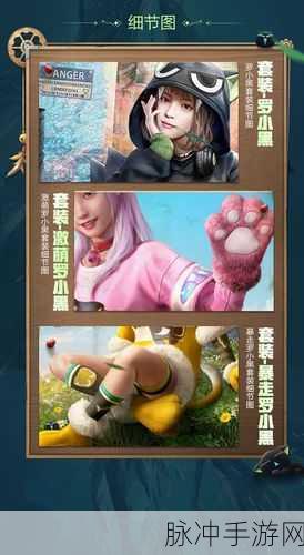 和平精英罗小黑套装，萌宠联动，何时降临战场？
