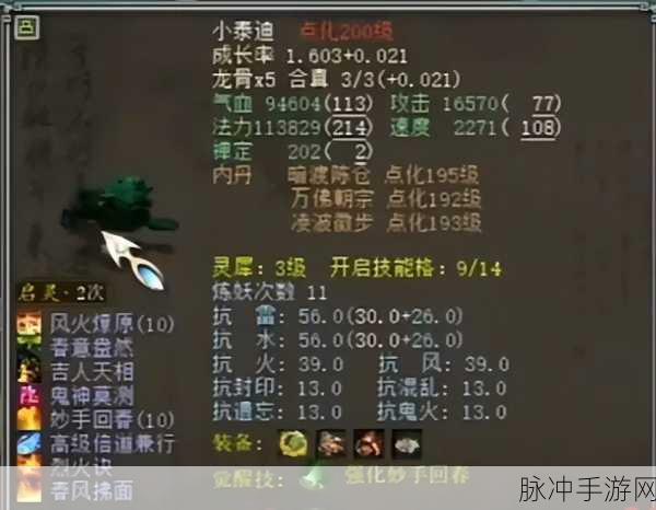 大话西游2召唤兽内丹搭配全攻略