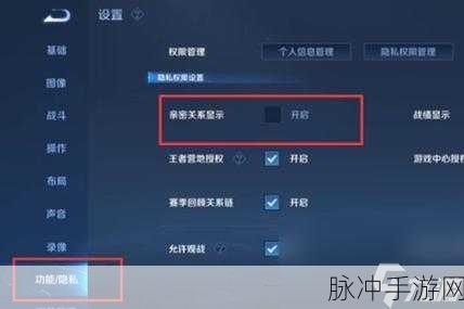 王者荣耀不显示亲密关系标志,原因分析与解决方法详解