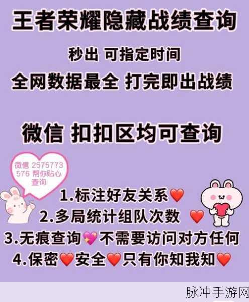 王者荣耀,对方隐藏战绩,你依然可以掌握的攻略秘籍