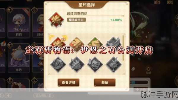 宝石研物语伊恩之石,解锁瑞蒂心扉,好感度提升全攻略