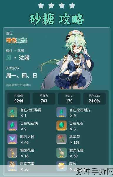 原神砂糖全方位培养攻略,四种培养方法详解