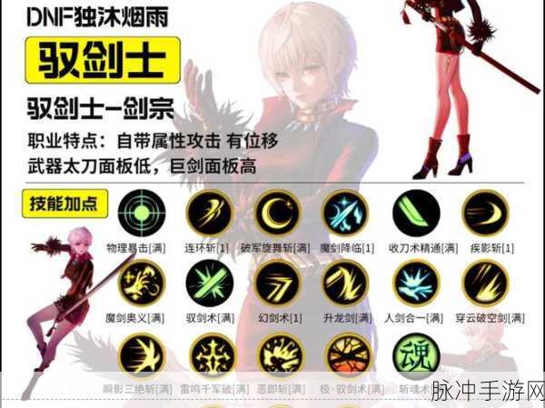 DNF手游鬼剑士加点全攻略,打造你的专属战斗风格