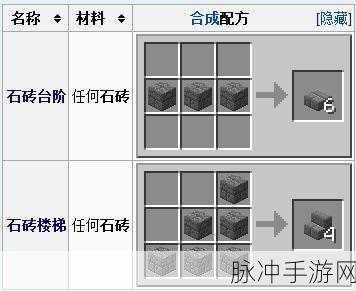 我的世界手游石砖获取方法与实用建筑指南