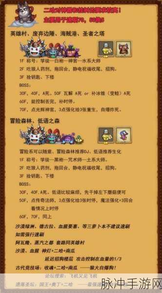 不思议迷宫新手指南全面解析，不得不掌握的入门要点与技巧汇总大全